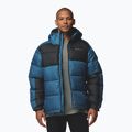 Pánska zateplená bunda Columbia Pike Lake II Hooded phoenix blue/black 5