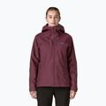 Dámska nepremokavá bunda Patagonia Insulated Boulder Fork Rain berry fig