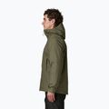 Pánska nepremokavá bunda Patagonia Insulated Boulder Fork Rain basin green 3