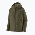 Pánska nepremokavá bunda Patagonia Insulated Boulder Fork Rain basin green 8