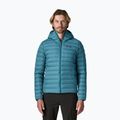 Pánska páperová bunda Patagonia Down Sweater Hoody glacial blue