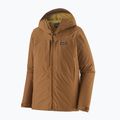 Pánska nepremokavá bunda Patagonia Insulated Boulder Fork Rain deer brown 2