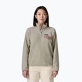 Dámska fleecová mikina Patagonia Lightweight Synchilla Snap-T Pullover oatmeal heather w/moonrise taupe
