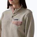 Dámska fleecová mikina Patagonia Lightweight Synchilla Snap-T Pullover oatmeal heather w/moonrise taupe 4