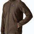 Pánska trekingová mikina Patagonia Better Sweater Fleece marlow brown rib knit 4