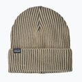 Zimná čiapka Patagonia Fishermans Rolled Beanie contrast stripe: weathered stone
