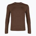 Pánske tričko longsleeve Patagonia Cap Cool Daily Boardshort Logo LS berm brown - light berm brown x-dye
