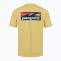 Pánske tričko Patagonia Capilene Cool Daily Boardshort Logo limestone yellow - light limestone yellow x-dye 2