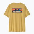 Pánske tričko Patagonia Capilene Cool Daily Boardshort Logo limestone yellow - light limestone yellow x-dye 2