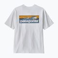 Pánske tričko Patagonia Boardshort Logo Pocket Responsibili fiber white 2