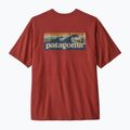 Pánske tričko Patagonia Boardshort Logo Pocket Responsibili rusty red 2