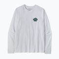 Pánske tričko longsleeve Patagonia Great Waves Responsibili-Tee LS fiber white
