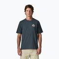 Pánske tričko Patagonia Great Waves Responsibili-Tee summit blue