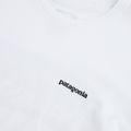 Pánske tričko longsleeve Patagonia P-6 Logo Responsibili fiber white 3