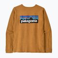 Dámske tričko longsleeve Patagonia P-6 Logo Responsibili-Tee LS dried mango 2
