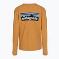 Dámske tričko longsleeve Patagonia P-6 Logo Responsibili-Tee LS dried mango 2