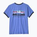 Dámske tričko Patagonia Fitz Roy Foothills Ringer Tee diver blue 2