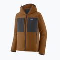Pánska trekingová mikina Patagonia R2 TechFace Hoody deer brown 2