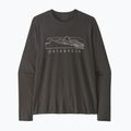 Pánske tričko longsleeve Patagonia Cap Cool Trail Stratapeaks ink black