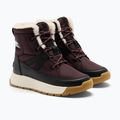 Dámske snehule Sorel Whitney III Mid Wp red lodge/black 4