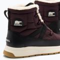 Dámske snehule Sorel Whitney III Mid Wp red lodge/black 8