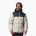 Pánska zateplená bunda Columbia Puffect IV Hooded dark stone/shark