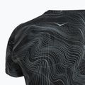 Pánske bežecké tričko HOKA EveryRun CLF PRT black/white 4