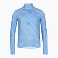 Pánska bežecká mikina HOKA Skyform Half Zip CLF PRT mineral blue