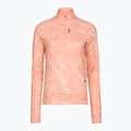 Dámska bežecká mikina HOKA Skyform Half Zip CLF PRT sunstone print
