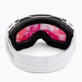 Lyžiarske okuliare Alpina Estetica QV white gloss/gold sph 3