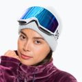 Dámske snowboardové okuliare ROXY Storm Women J 2021 bright white/amber rose ml turquesa 2