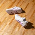 Topánky na hádzanú Mizuno Wav Stealth Neo 2 white/navy peóny/peach parfait 6