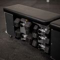Súprava TREXO Posilňovacia Lavica Storage + Činky Hex black 7