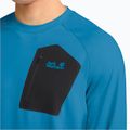 Pánske tričko longsleeve Jack Wolfskin Prelight Trail Crew aurora blue 4
