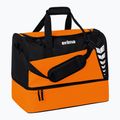 Tréningová taška ERIMA Six Wings Sports Bag With Bottom Compartment 35 l orange/black