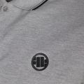 Pánske polo tričko Pitbull West Coast Polo Slim Logo grey/melange 3