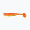 Relax Kingshad 3 Laminovaná gumová nástraha 4ks oranžová chartreuse-multi glitter KS3