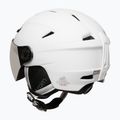 Lyžiarska prilba Cairn Electron Visor mat white 2