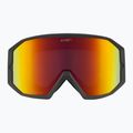 Lyžiarske okuliare Cairn Frost Pure mat black red 2