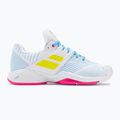 Dámska tenisová obuv Babolat 21 Jet Mach 3 Clay white/sulphur spring 2
