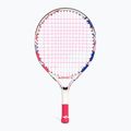 Detská tenisová raketa Babolat B Fly 17 bielo-ružová 140483