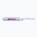 Pútko na raketu Babolat Wrist Strap Padel white/ pink 2