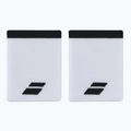 Potítka froté na zápästie Babolat Logo Jumbo Wristband 2 ks. white/black