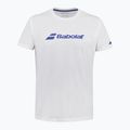 Detské tričko Babolat Exercise T-shirt Jr white/white