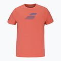 Detské tričko Babolat Exercise Cotton Jr hot coral