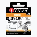 VMC Feeder NI methode leader loop hook with barb + line 10 ks clear 1929410