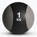 Sveltus Medicínska lopta gumová 1 kg sivá/čierna 2