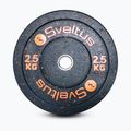 Olympijský bumper kotúč Sveltus Olympic Disc Bumper 2,5 kg black
