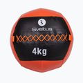 Lopta Svetlus Wall Ball 4 kg čierna/červená