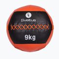 Lopta Svetlus Wall Ball 9 kg čierna/červená